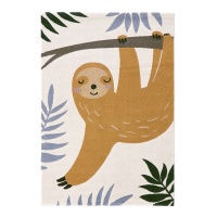 Ковер Детский с рисунком ленивец Mani 120 x 170 см разноцветный LA REDOUTE INTERIEURS  фото, kupilegko.ru